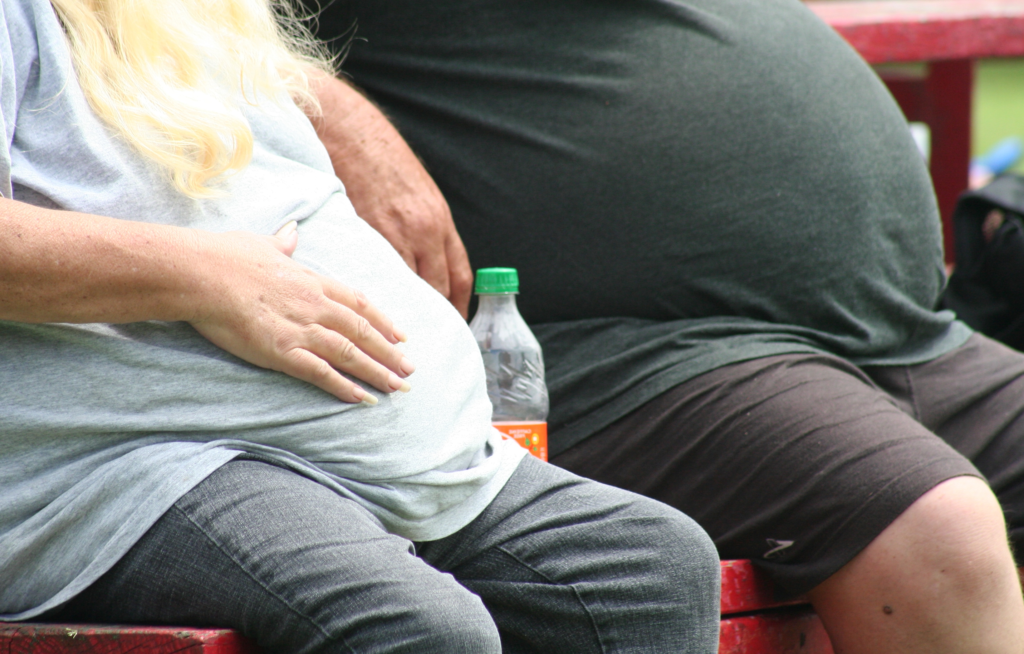 couple with big tummy
